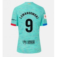 Barcelona Robert Lewandowski #9 Tredjedrakt 2023-24 Kortermet
